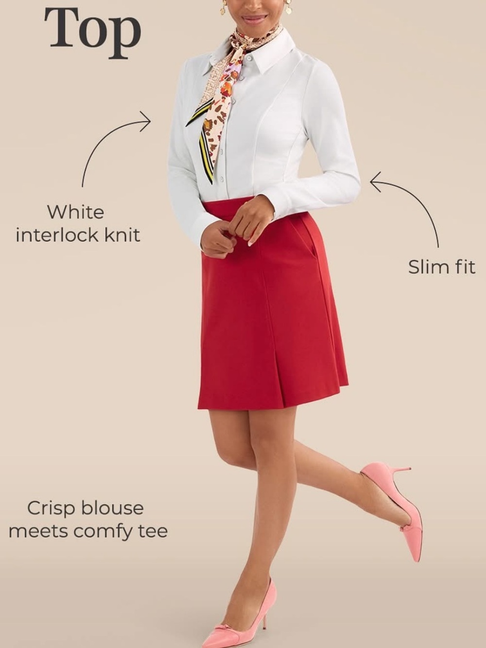 cabi perfect top - Picture 2 of 8